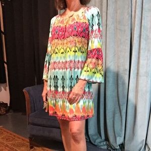 2B together colorful print dress